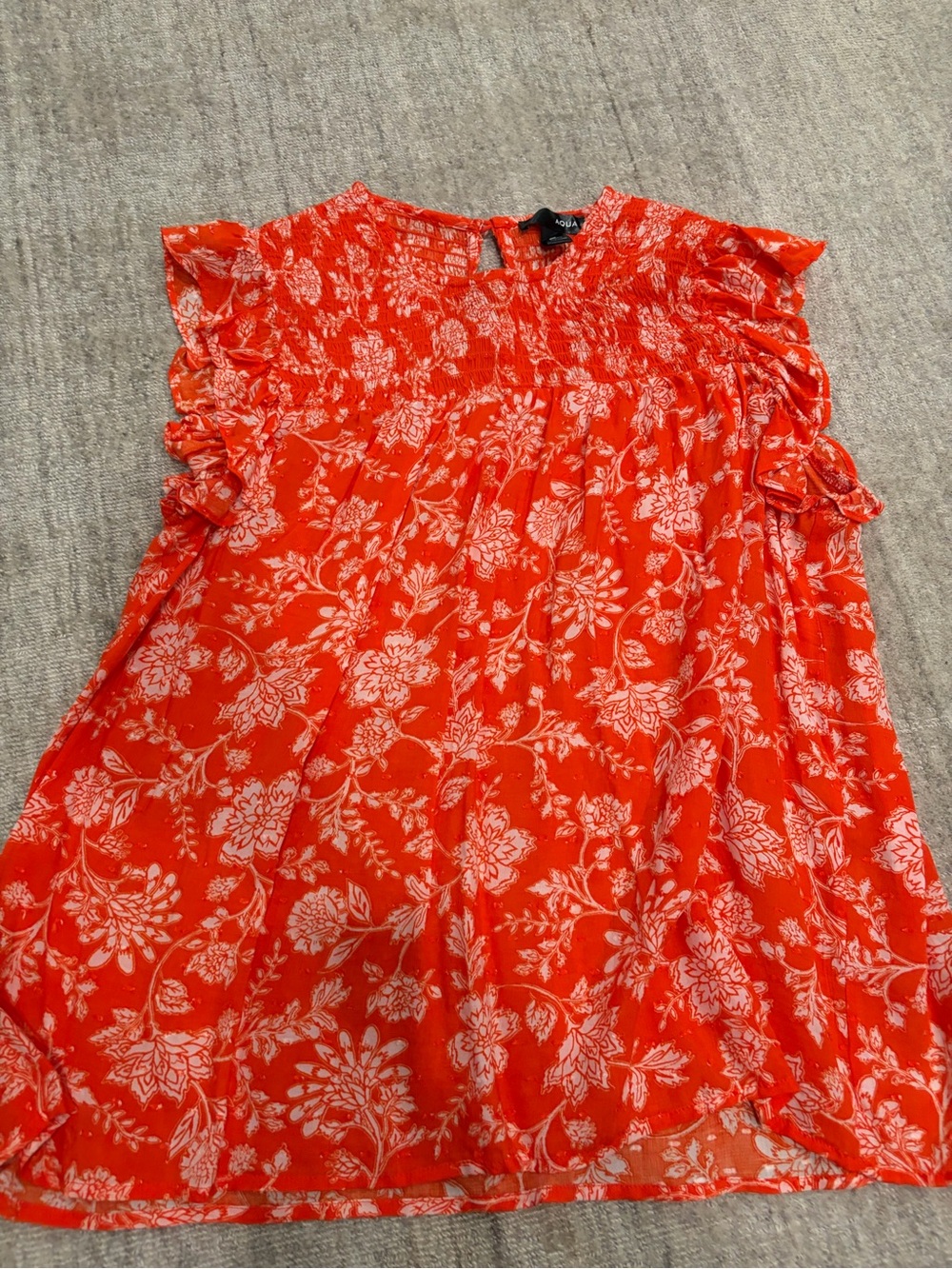 Women’s Floral Ruffle Sleeve Top